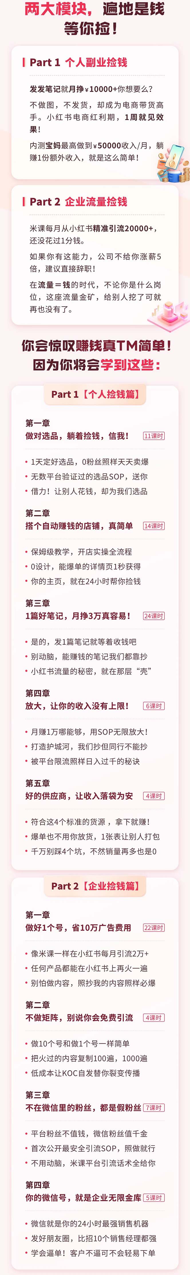《小红书发笔记捡钱课》月挣1.5w+不做图 不发货 1周就见效