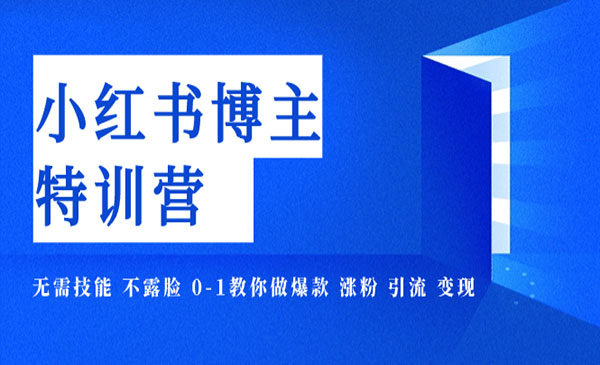 《小红书博主爆款特训营》11期，无需技能 不露脸 0-1教你做爆款 涨粉 引流 变现_wwz