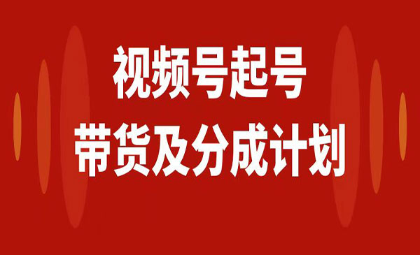 《视频号快速起号分成计划》0-1起盘、运营、变现玩法，日入1000+_wwz