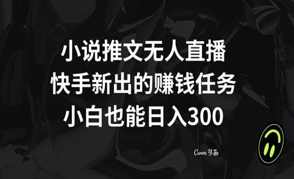 《快手小说推文无人直播》_wwz