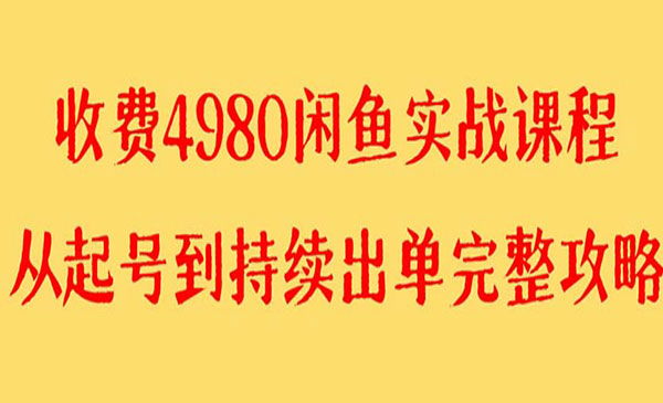 《闲鱼无货源实战》_wwz