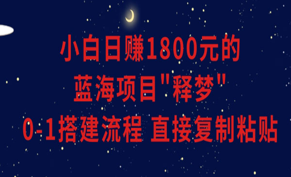 《小白释梦蓝海项目》_wwz