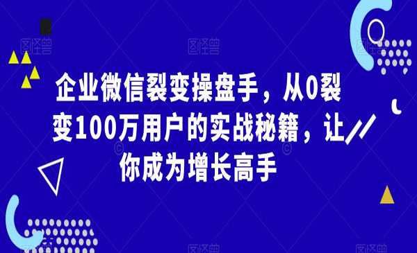《企业微信裂变操盘手》_wwz
