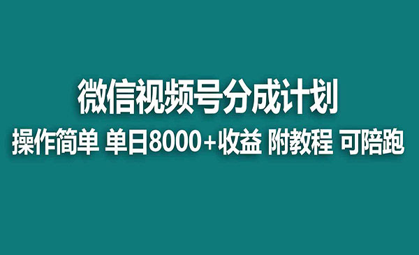 《视频号单天爆单8000+》_wwz