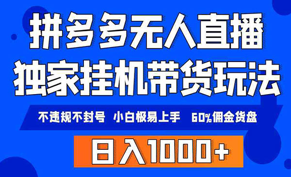 《拼多多无人直播带货》_wwz