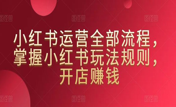 《小红书开店赚钱课》_wwz