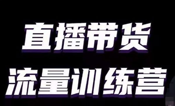 《直播带货流量训练营》_wwz
