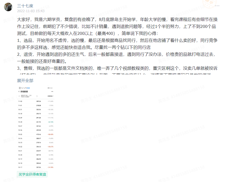 黄岛主·《淘宝蓝海虚拟项目陪跑训练营7期》每天200到1000+的纯利润.价值3998