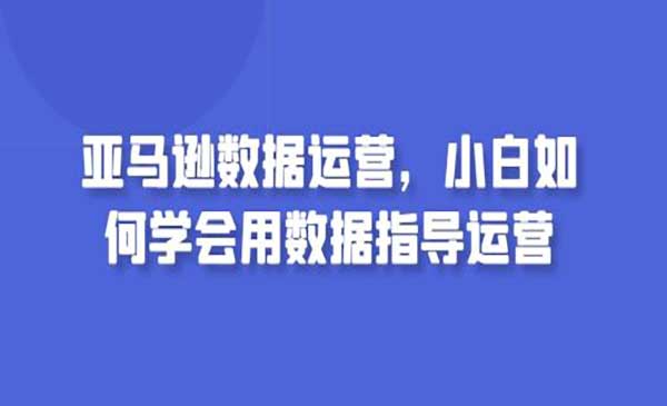 亚马逊数据运营_wwz