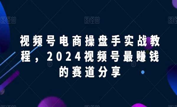 视频号电商实战教程_wwz