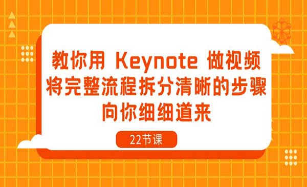 教你用 Keynote做视频_wwz