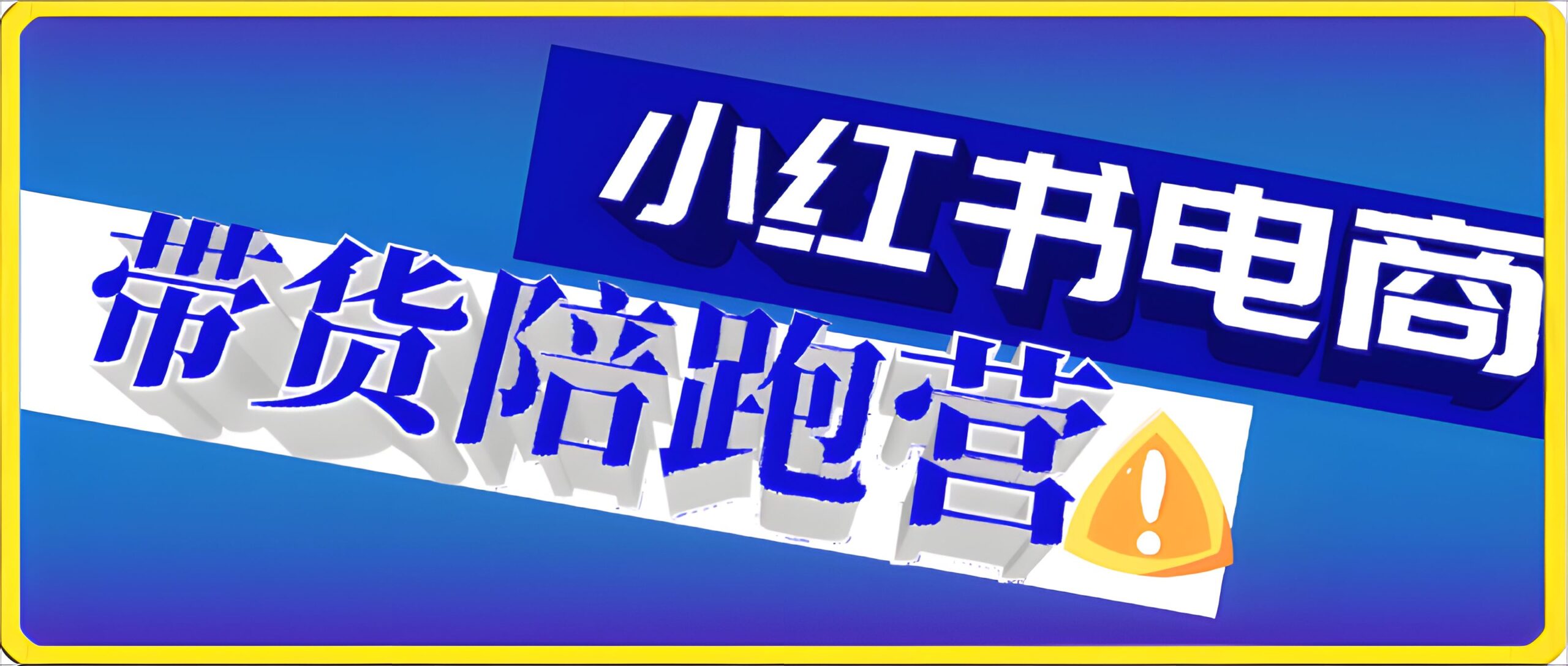 盗坤·小红书电商带货陪跑营（第十一期）