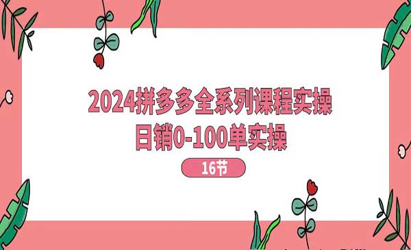 拼多多全系列实战_wwz