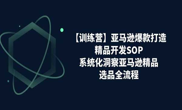 亚马逊爆款打造之精品开发SOP_wwz