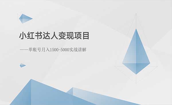 小红书达人变现项目_wwz