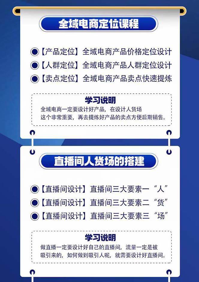 《全域电商粗暴玩法课》10亿销售经验干货分享！定位/免费起号/千川投流